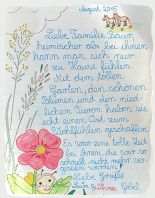 Briefchen von Laura und Linnea Göbel